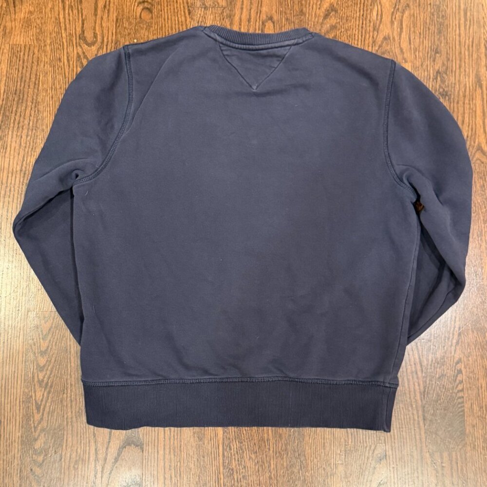 Tommy Hilfiger Blue Pullover Crew Sweatshirt - Women’s Size Small - Picture 7 of 10